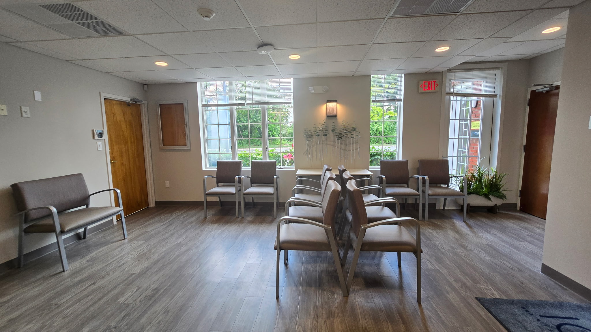 Waiting room at IGEA's Hillsborough, NJ office